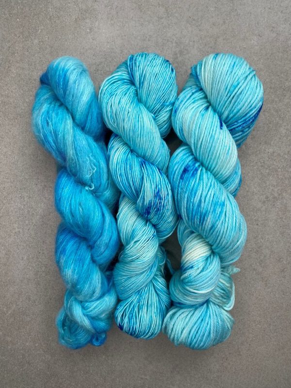 Sea Breeze - Lace Weight - Hand Dyed Yarn