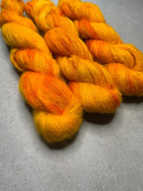 Saffron - Lace Weight - Hand Dyed Yarn