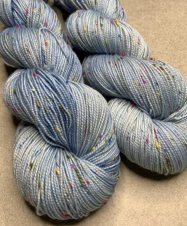 Blue Fairy Lights - 4 ply - Hand Dyed Yarn